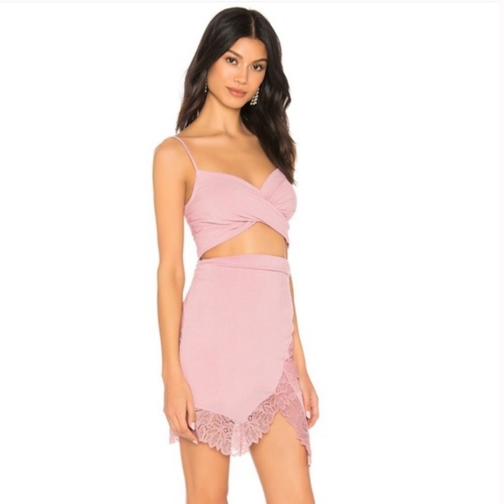 FREE PEOPLE Two Piece Bralette Top & Skirt Set